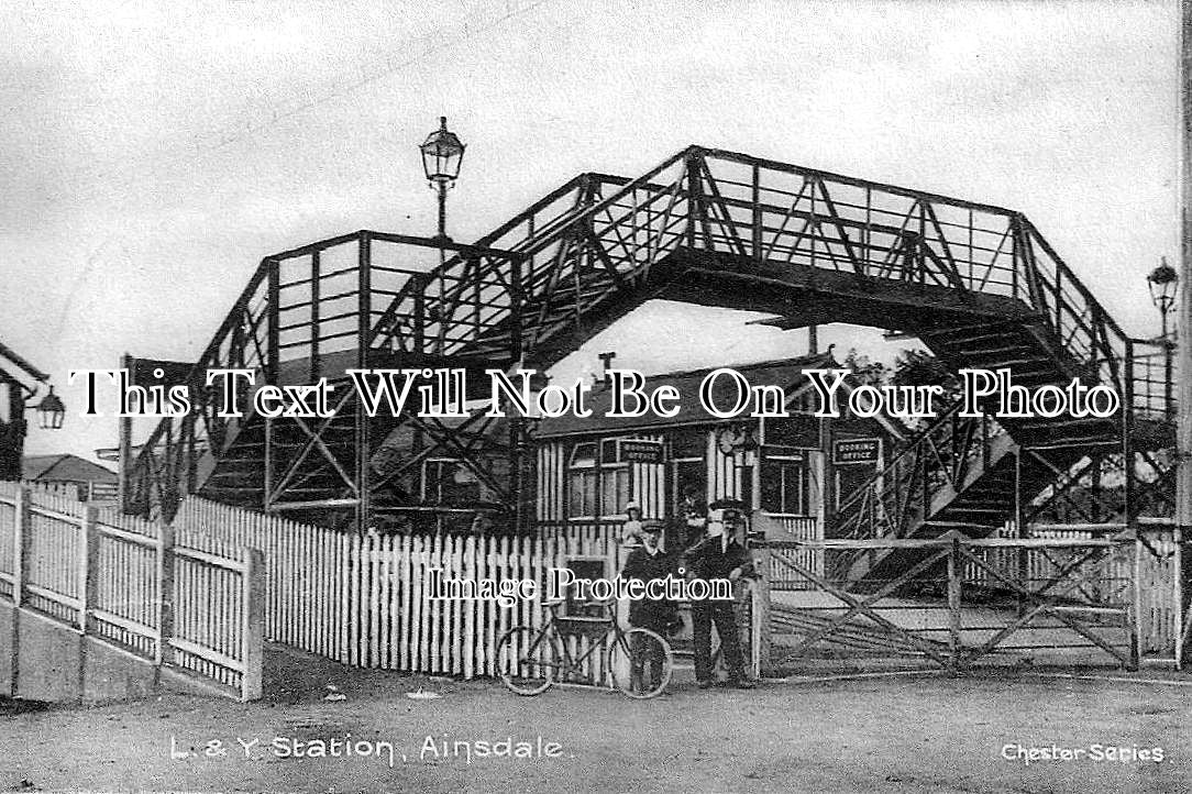 LA 77 - Ainsdale Railway Station, Southport, Lancashire