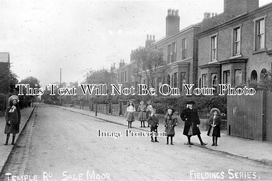 LA 806 - Temple Road, Sale, Lancashire c1906