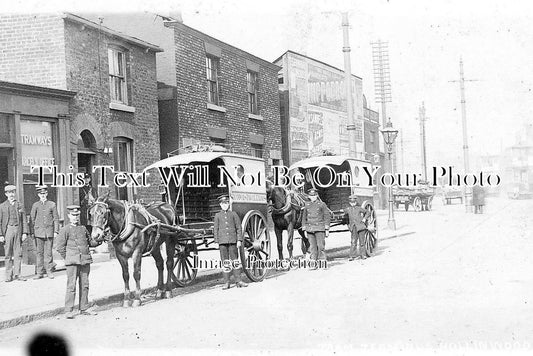 LA 814 - Tram Terminus, Hollinwood, Lancashire c1923