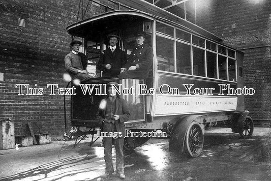 LA 880 - Trackless Trolley Bus In Depot, Ramsbottom, Lancashire