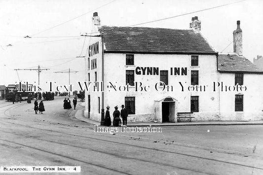 LA 884 - The Gynn Inn, Blackpool, Lancashire c1916