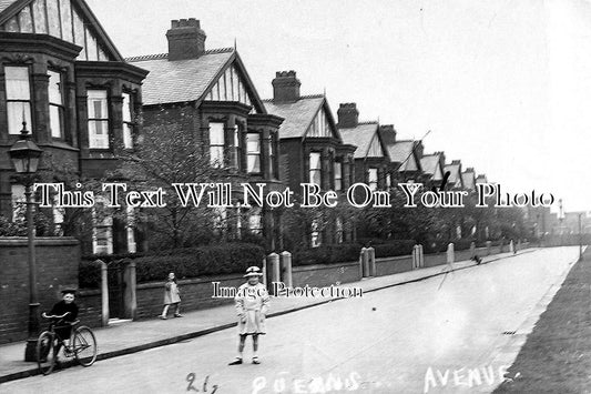 LA 889 - Queens Avenue, Talbot Road, Old Trafford, Manchester, Lancashire c1919
