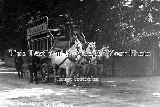 LA 891 - The Last Horse Bus, Didsbury, Manchester, Lancashire 1913