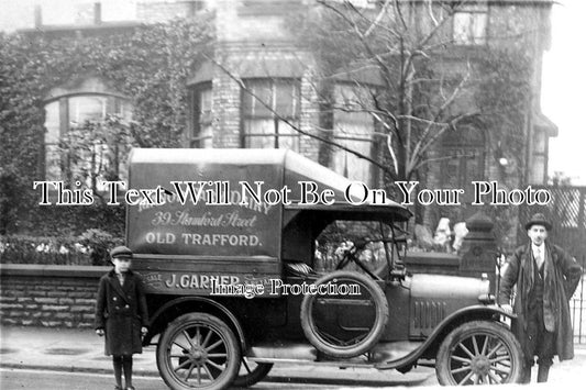 LA 896 - J Garners Van, Manor Farm Dairy, Old Trafford, Manchester, Lancashire
