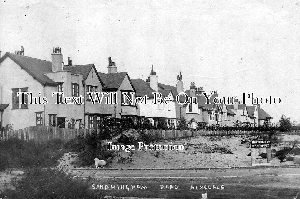 LA 920 - Sandringham Road & Hatfield Road, Ainsdale, Southport, Lancashire c1915