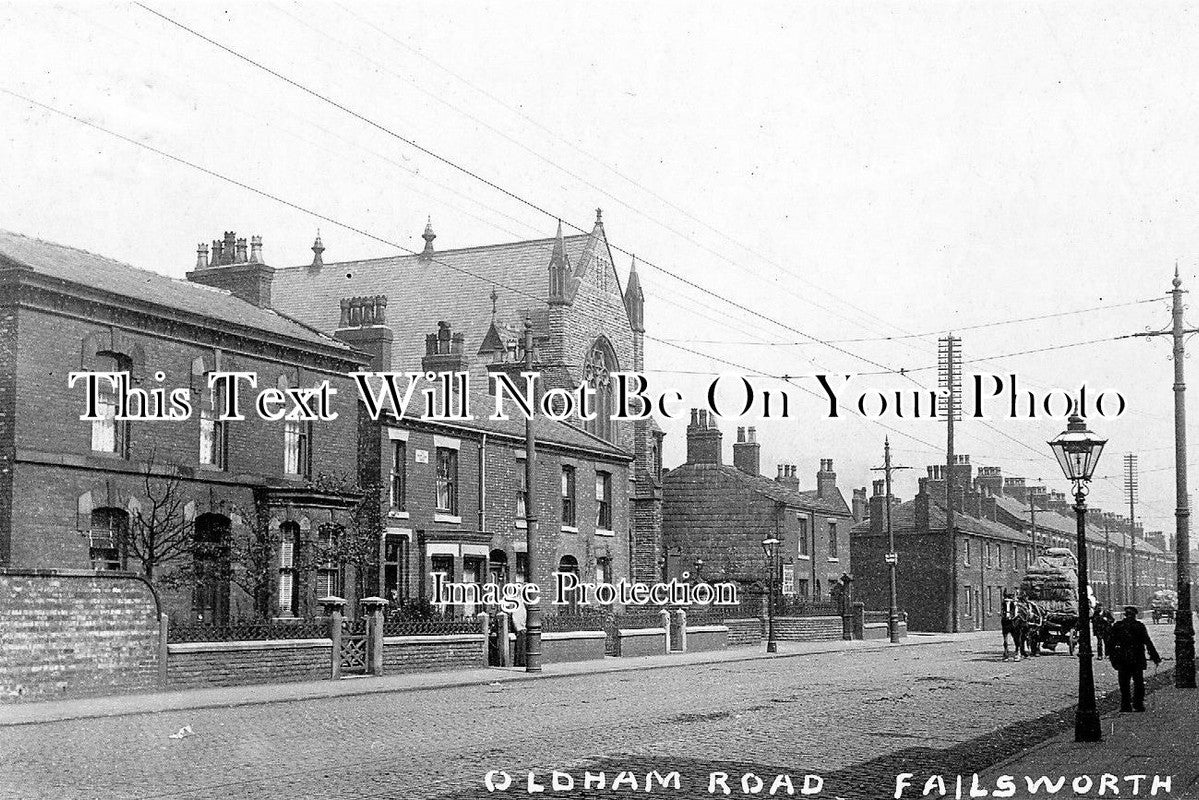 LA 921 - Oldham Road, Failsworth, Lancashire c1905