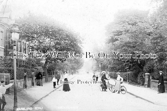 LA 925 - Marsland Road, Brooklands, Sale, Manchester, Lancashire c1905