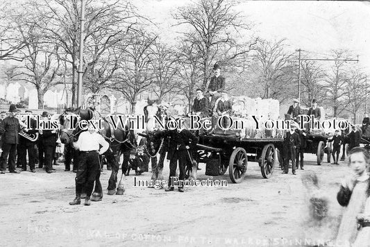 LA 944 - First Arrival Of Cotton For The Walkden Spinning Co, Lancashire c1908