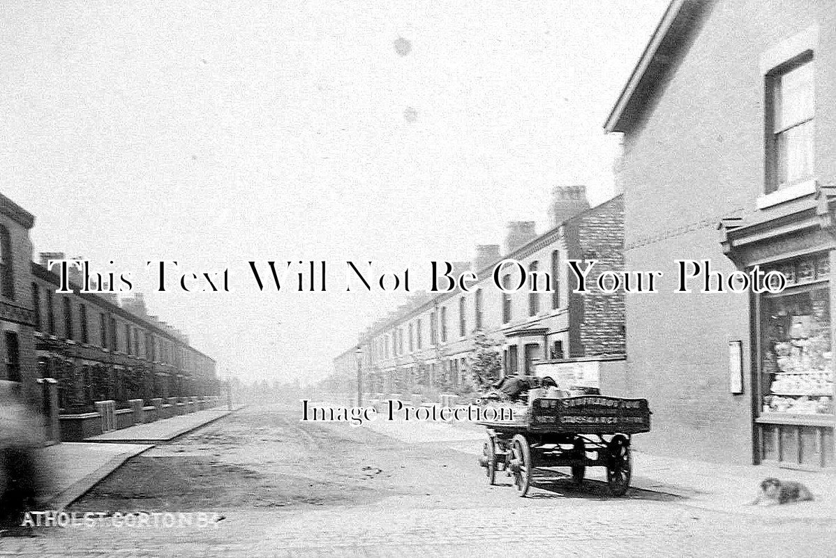 LA 958 - Athol Street, Gorton, Manchester, Lancashire c1905
