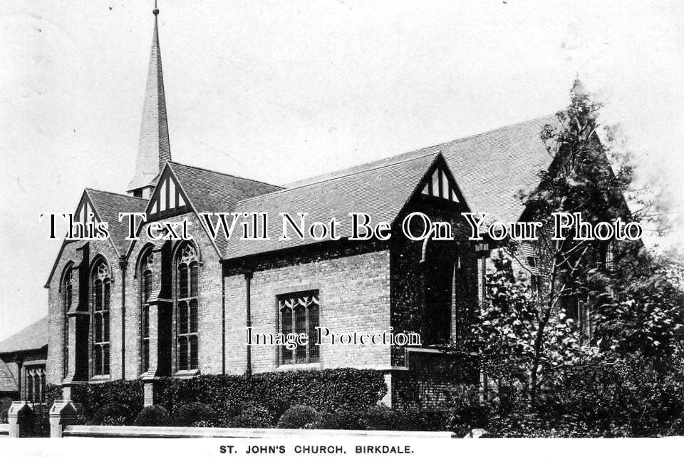 LA 968 - St Johns Church, Birkdale, Lancashire c1910