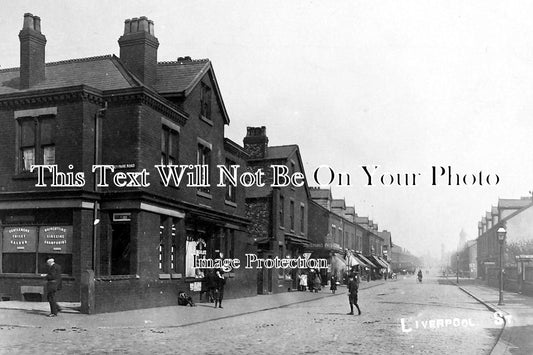 LA 970 - Seedley Park Road, Liverpool Street, Salford, Manchester, Lancashire c1914