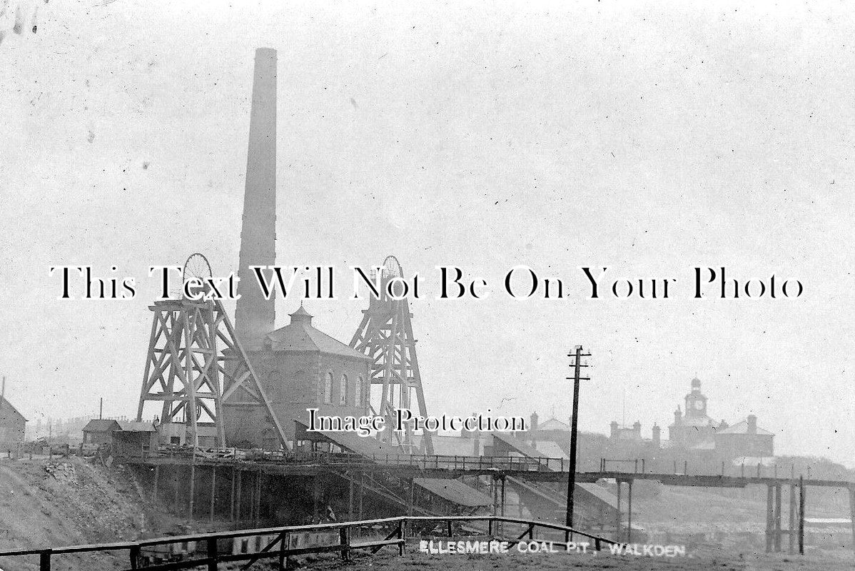 LA 976 - Ellesmere Coal Pit, Walkden, Lancashire c1905