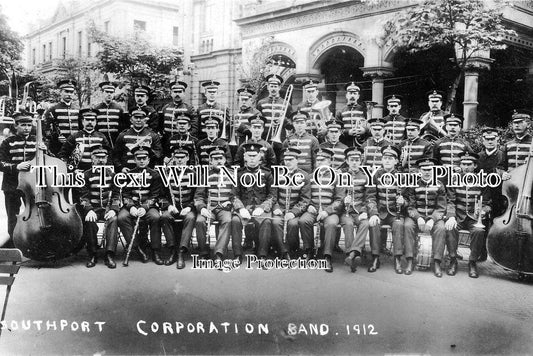 LA 985 - Southport Corporation Band, Lancashire 1912