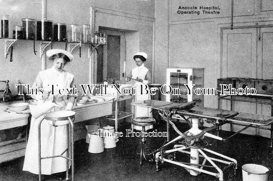 LA 989 - Nurses Preparing Operating Theatre, Ancoats Hospital, Manchester, Lancashire