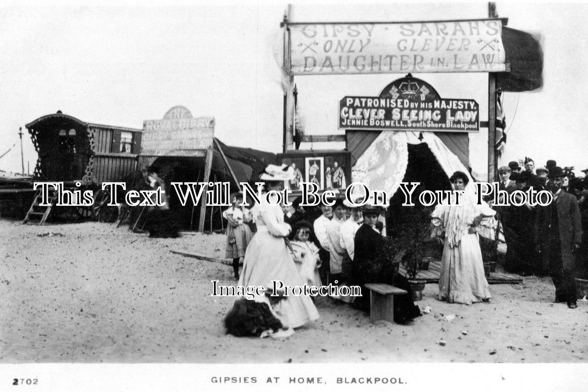 LA 992 - Gipsy Sarah, Gipsies At Home, Blackpool, Lancashire