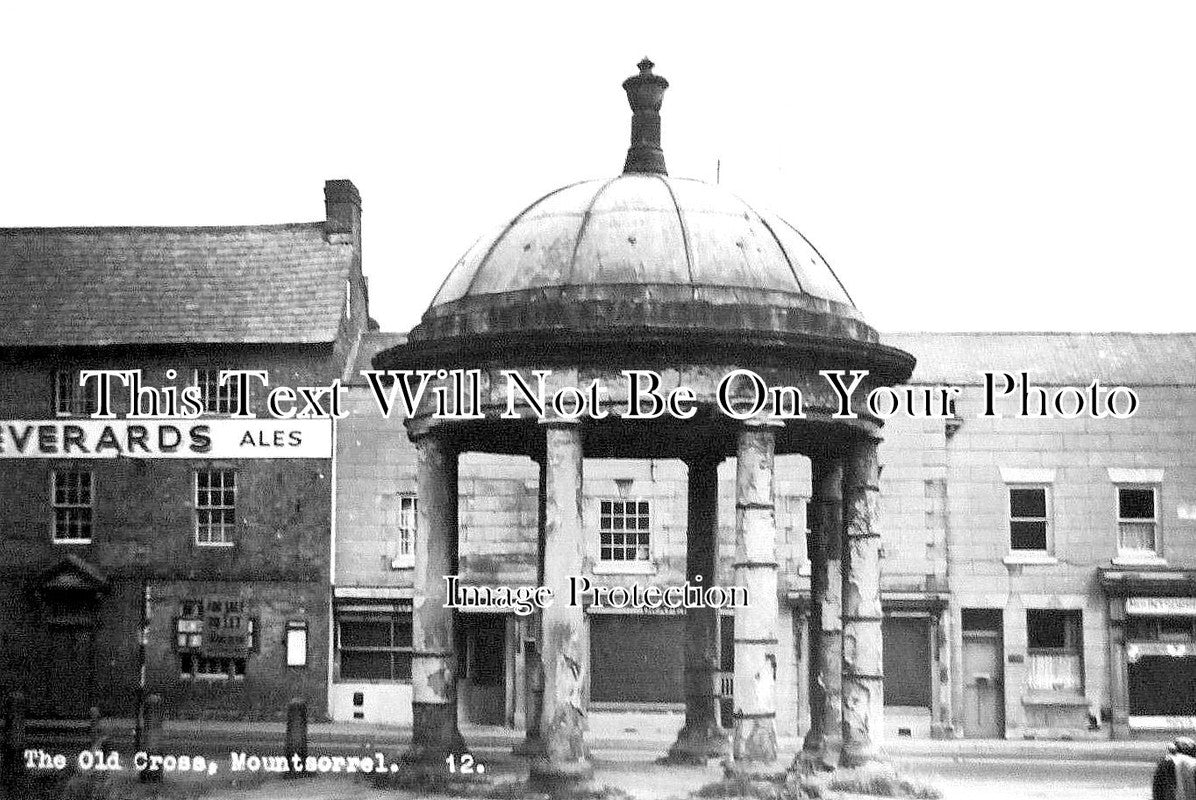 LC 1007 - The Old Cross, Mountsorrel, Leicestershire c1950