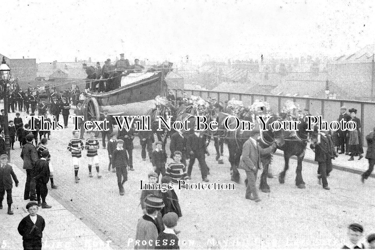 LC 1009 - Life Boat Procession, Leicester, Leicestershire 1908