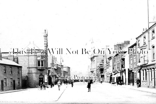 LC 1023 - Market Place & Town Hall, Loughborough, Leicestershire c1906