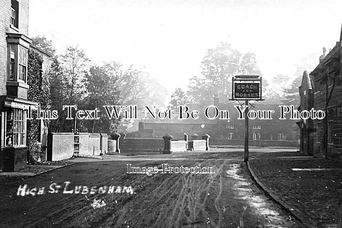 LC 1049 - Coach & Horses Pub, High Street, Lubenham, Leicestershire c1908