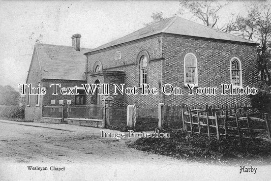 LC 107 - Wesleyan Chapel, Harby, Leicestershire c1908