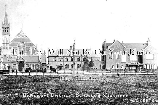 LC 1105 - St Barnabas Church, Schools & Vicarage, Leicester, Leicestershire