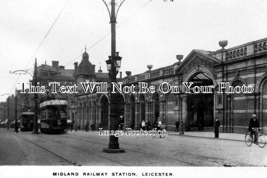 LC 123 - Midland Railway Station, Leicester, Leicestershire c1911