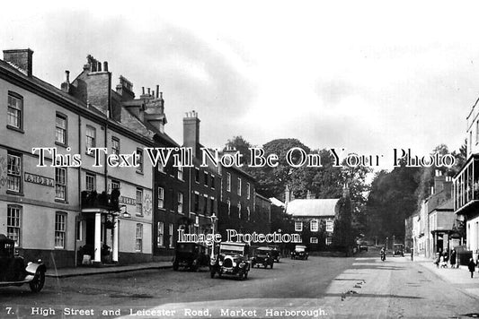 LC 1239 - High Street & Leicester Road, Market Harborough, Leicestershire