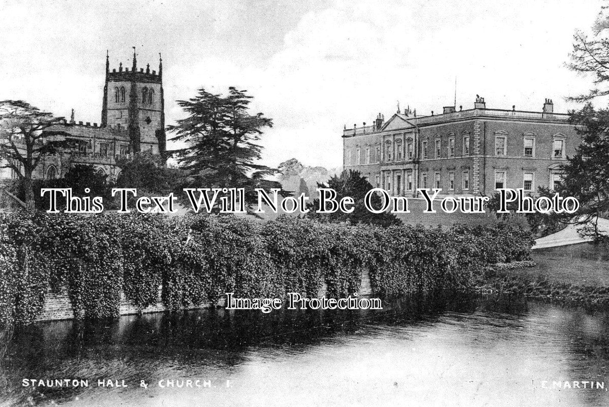 LC 1247 - Staunton Harold Hall & Church, Leicestershire c1915