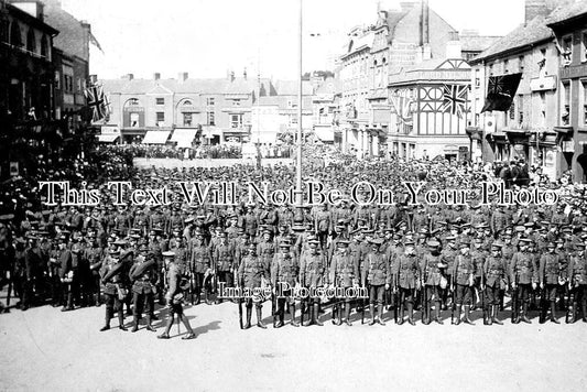 LC 1253 - Leicestershire Regiment At Loughborough c1914 WW1