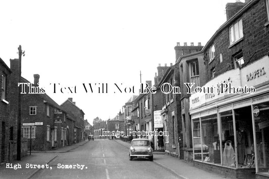 LC 1259 - High Street, Somerby, Leicestershire c1960