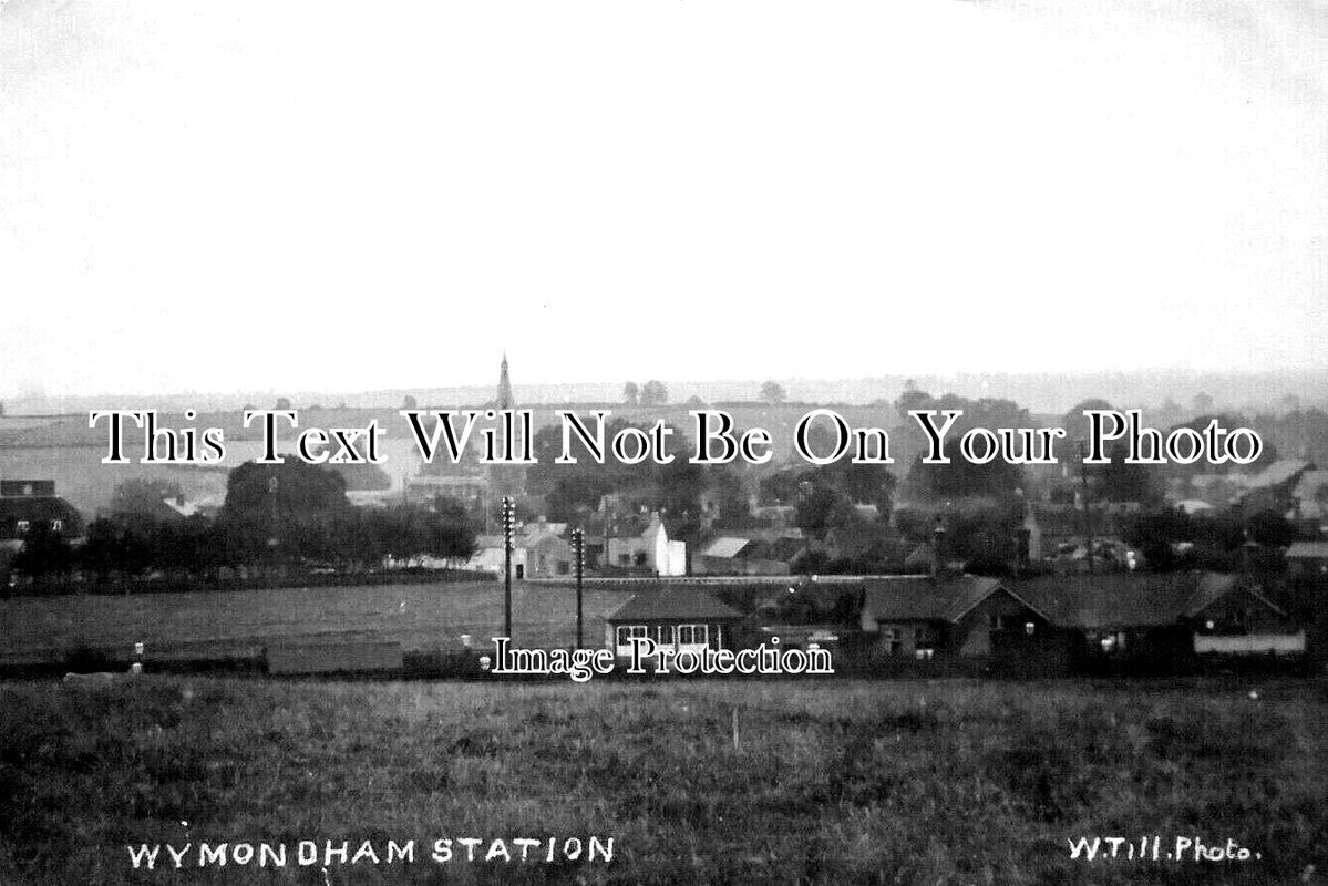 LC 1267 - Wymondham Railway Station, Leicestershire c1907