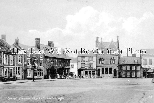 LC 1268 - Market Square, Market Harborough, Leicestershire