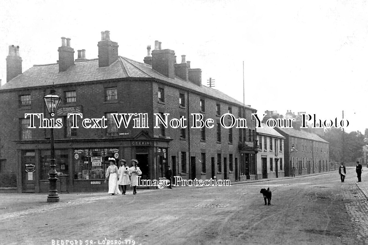 LC 1276 - Bedford Street, Loughborough, Leicestershire c1908