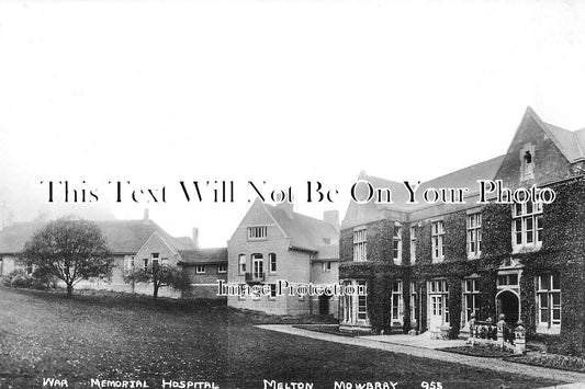 LC 1314 - War Memorial Hospital, Melton Mowbray, Leicestershire