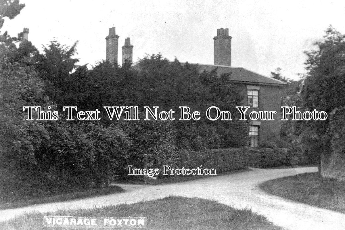 LC 1351 - Foxton Vicarage, Leicestershire c1906
