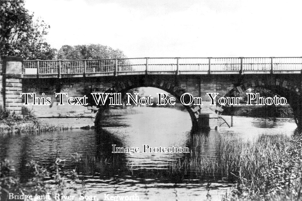LC 1353 - Bridge & River Soar, Kegworth, Leicestershire