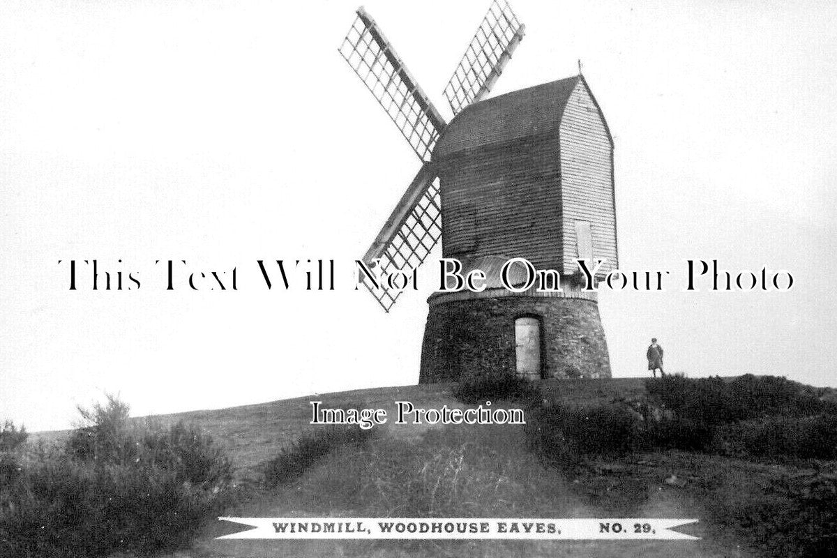 LC 1364 - Woodhouse Eaves Windmill, Mill, Leicestershire c1910