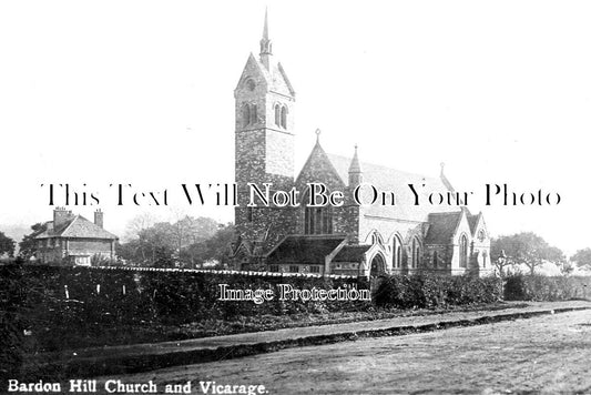 LC 1365 - Bardon Hill Church & Vicarage, Leicestershire c1909