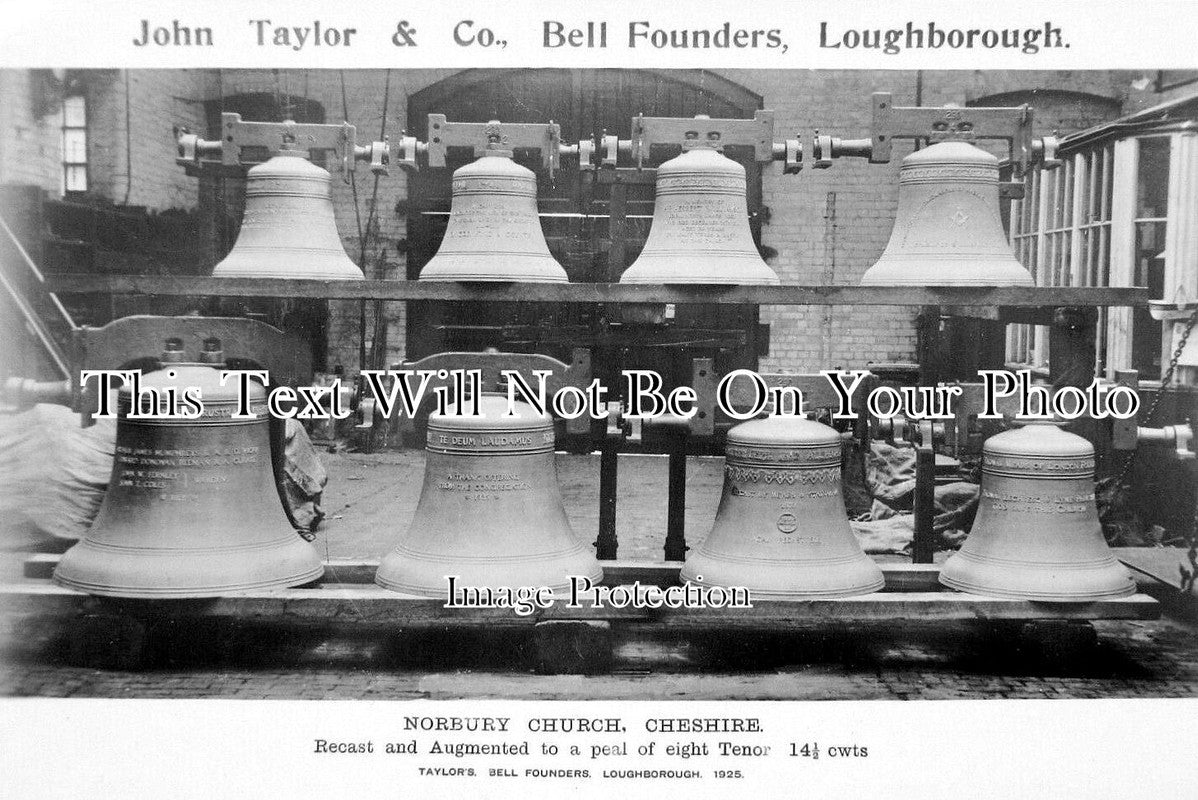 LC 1368 - John Taylor Bell Founders, Norbury Church, Cheshire 1925