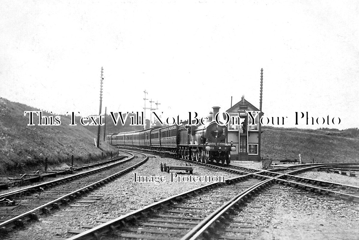 LC 1400 - Melton West Railway Signal Box Junction, Leicestershire c1904