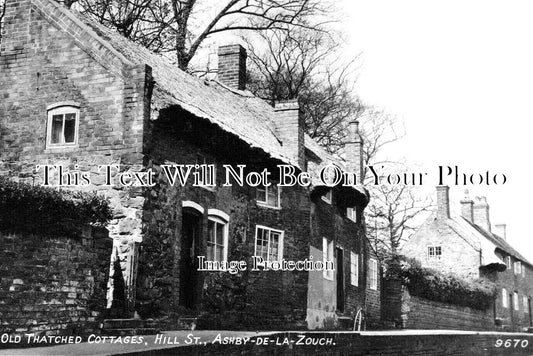 LC 1420 - Old Thatched Cottages, Hill Street, Ashby De La Zouch