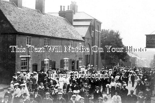 LC 1460 - Infirmary Sunday Procession, Measham, Leicestershire c1907