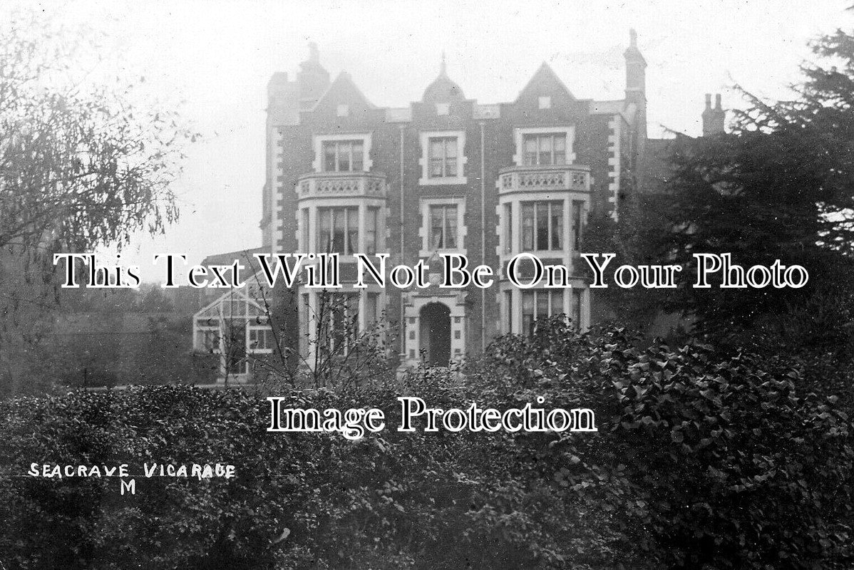 LC 1496 - Seagrave Vicarage, Leicestershire c1904