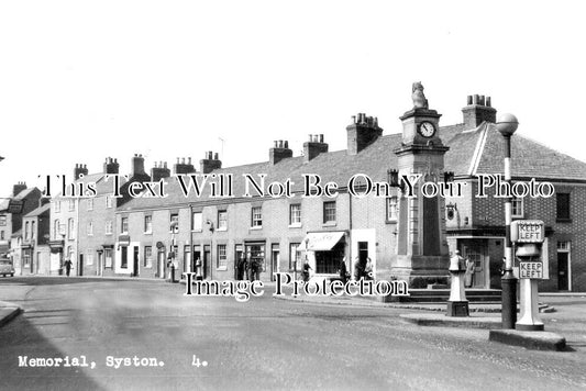 LC 1504 - Memorial At Syston, Leicestershire