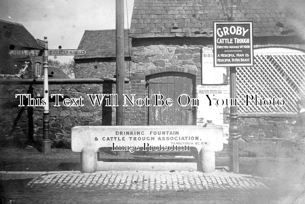 LC 1570 - Drinking Fountain & Cattle Trough, Groby, Leicestershire