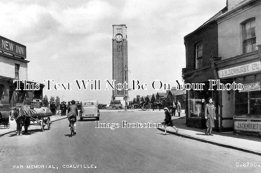 LC 1587 - Coalville War Memorial Clock Tower, Leicestershire