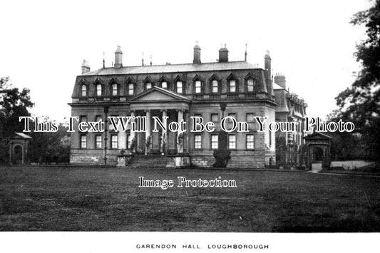 LC 1602 - Garendon Hall, Loughborough, Leicestershire