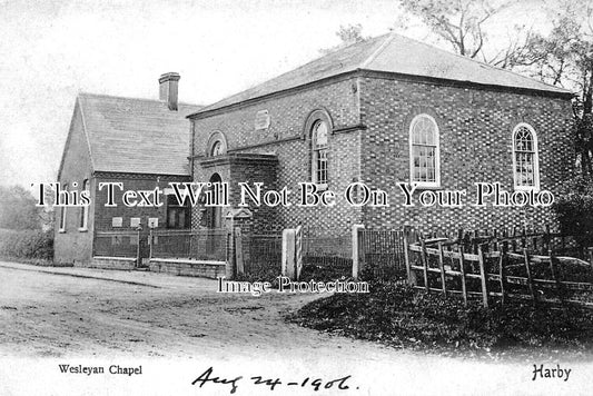 LC 1607 - Harby Wesleyan Chapel, Leicestershire 1906