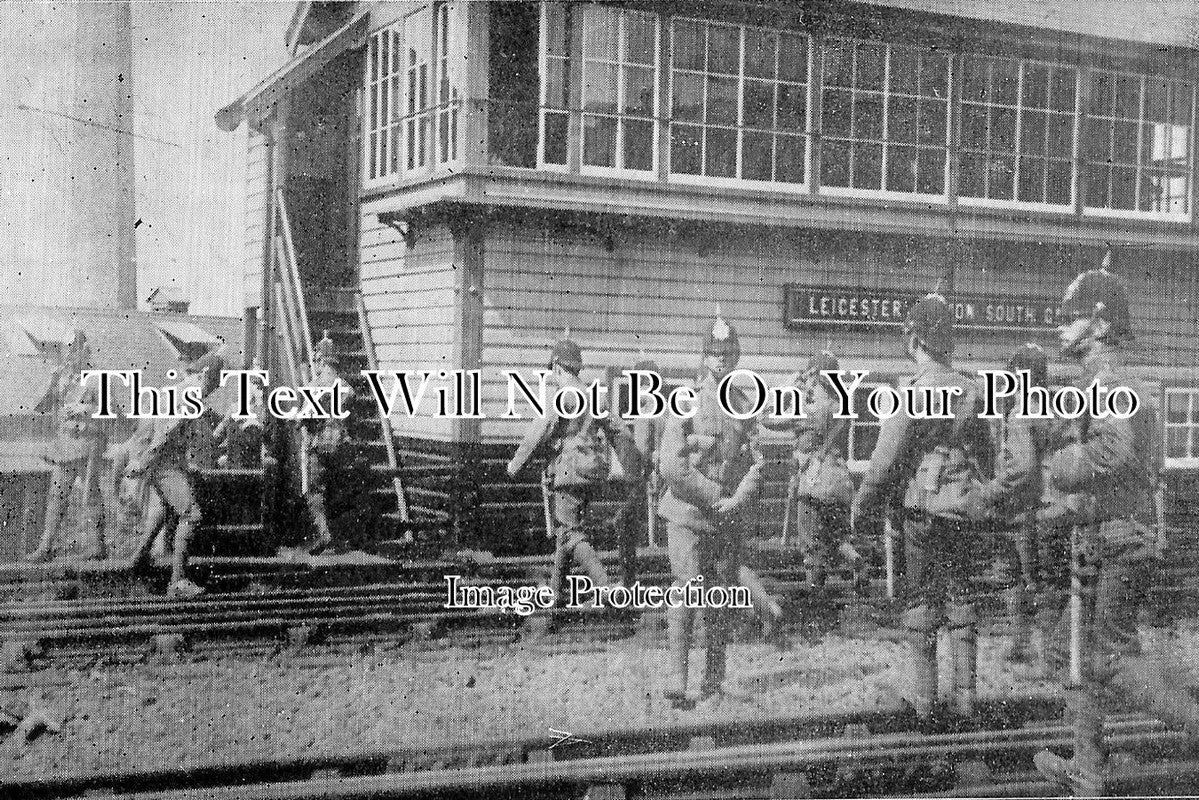 LC 193 - Guarding Signal Box, Leicester Railway Strike, Leicestershire 1911