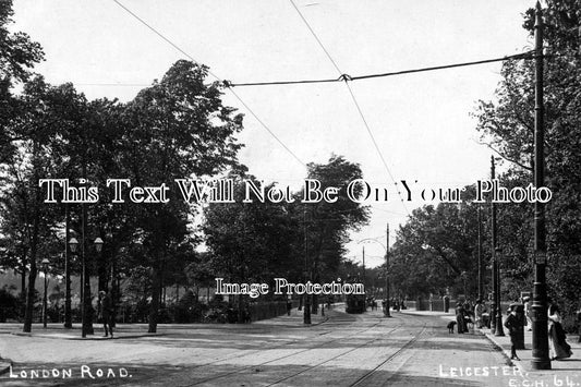 LC 232 - London Road, Leicester, Leicestershire c1908